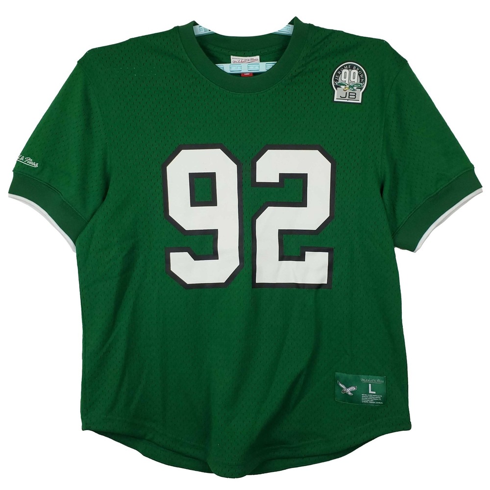 Reggie White Philadelphia Eagles Mitchell & Ness NFL Large Jersey NWT **DEFECT**